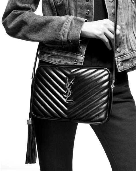 lou ysl quilted calfskin camera crossbody bag with pocket|lou camera bag.